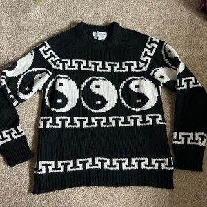 Urban Outfitters / Cooke Collective Yin Yang Intarsia Knit Sweater